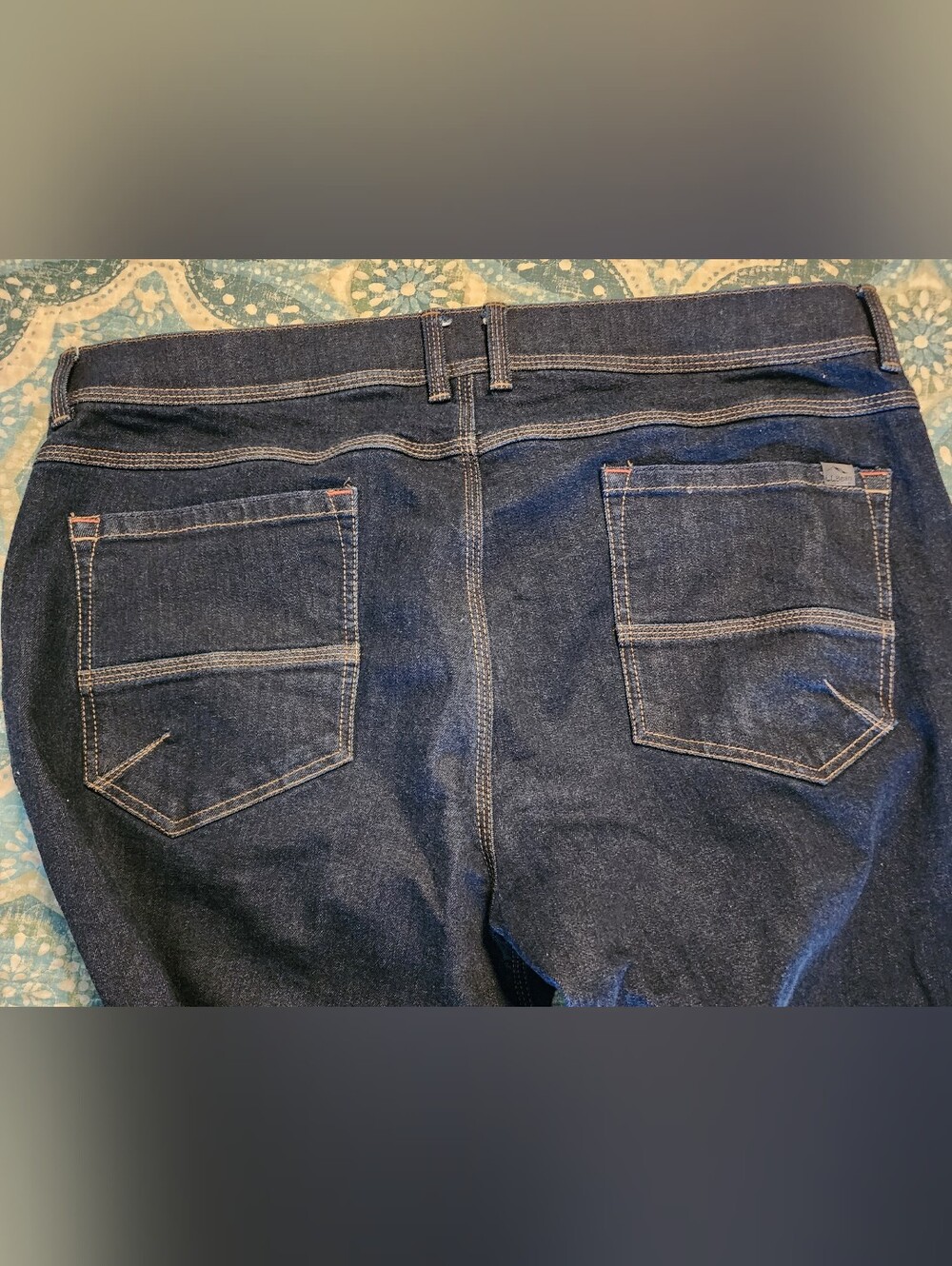 Gorpcore Insulated Fleece Lined Dark Blue Jeans NWOT - Picture 6 of 6